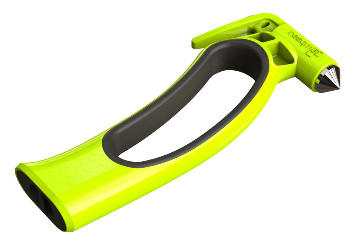 resqhammer® Ultimate Escape Hammer, Seatbelt Cutter / Window Breaker