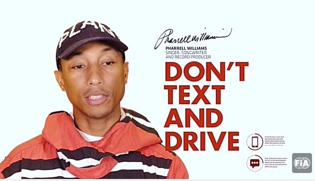 pharrell williams FIA