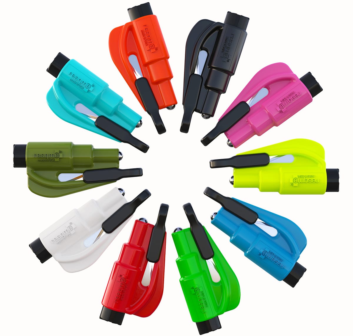 resqme® Car Escape Tool, Seatbelt Cutter / Window Breaker