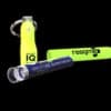 resqme® Breath IQ breathalyzer, glow in the dark key chain
