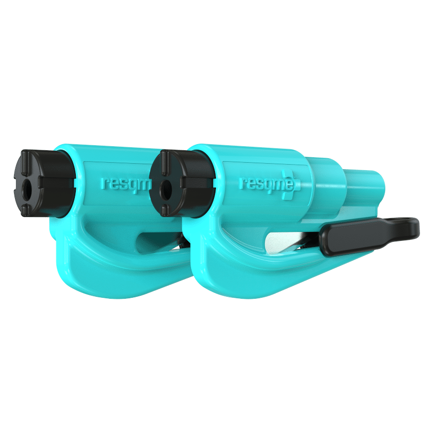 resqme® Car Escape Tool, Seatbelt Cutter / Window Breaker Pack of 2